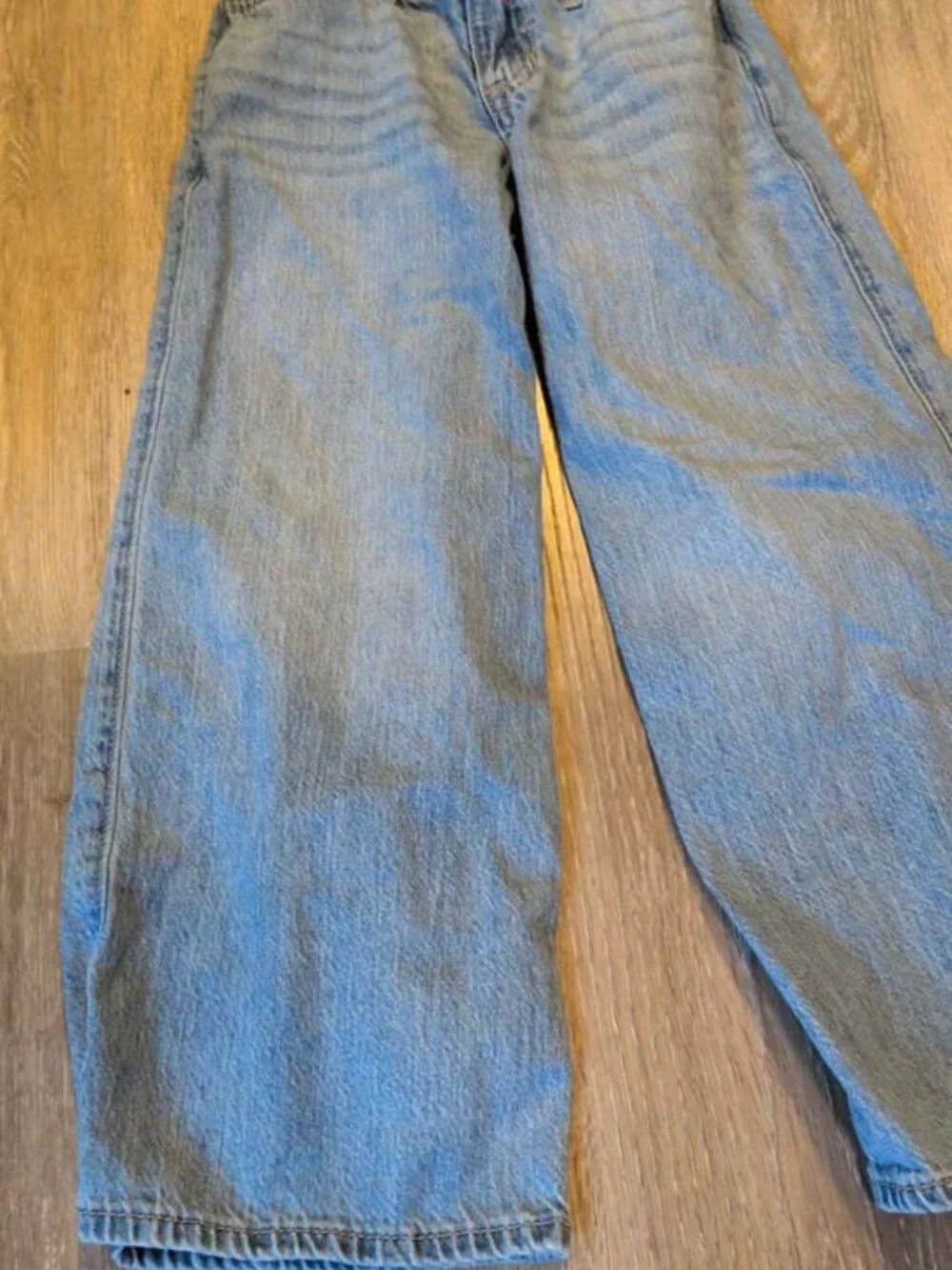 Abercrombie Kids High Rise Ultra Wide Leg Jeans 5/6